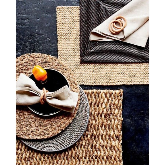 Wood Interlocked 3 Ring Napkin Ring Holder - Set of 3 - Picture 7 of 7